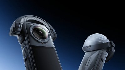 唔使又裝又拆！Insta360 X5 可折疊鏡頭蓋「戴耳筒」造型超吸睛