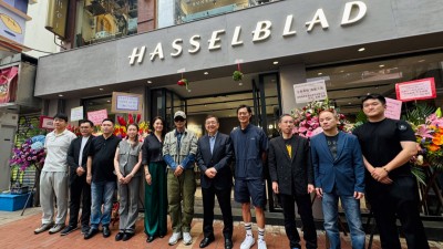 全港首間哈蘇概念店銅鑼灣開幕，任達華、廖碧兒、黃德斌到場見證