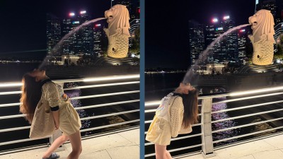 「千年一遇美少女」橋本環奈挑戰魚尾獅！拗腰接水相 5 日內竟吸 4,510 萬瀏覽