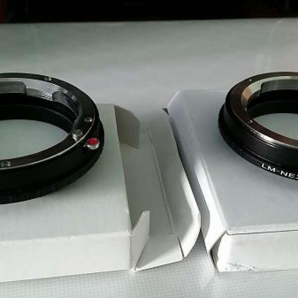 出售 M mount→E mount & F mount to E mount adapter