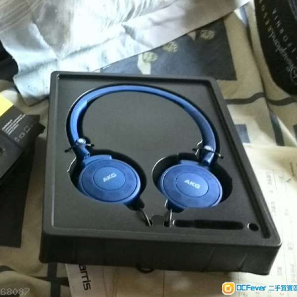 Akg k420 藍色 blue 耳機headphones 有保有單全套