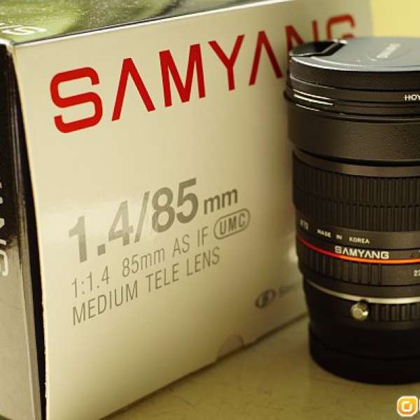 SAMYANG 85mm F1.4 (with EOS to E mount轉接環 for Sony A7/A7R/A7S)