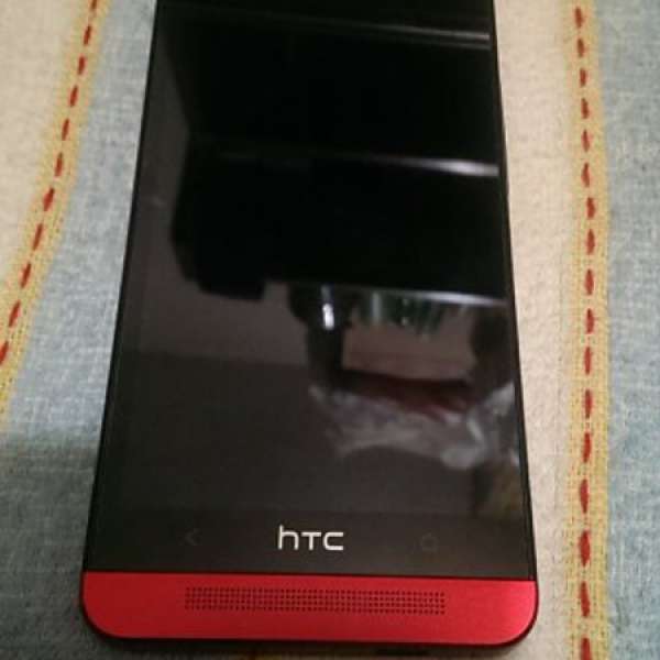 HTC One M7 紅色 85% New
