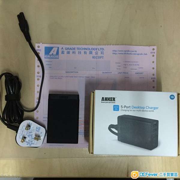 Anker 40W (5V/8A) 5-Port USB Desktop Charger 99%新有盒有單