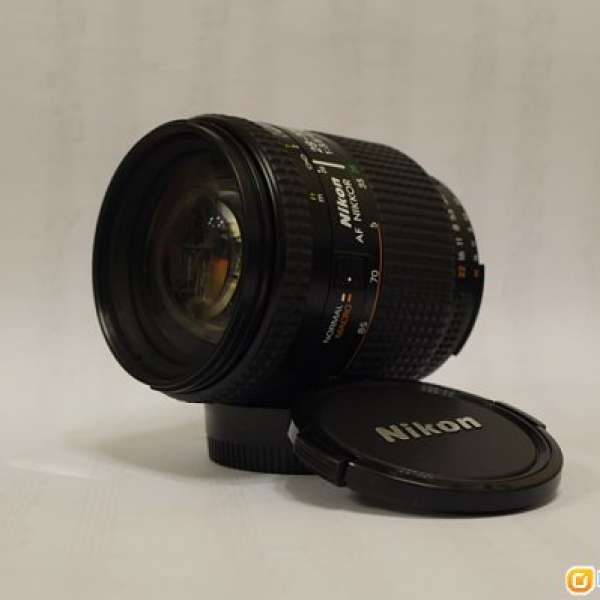 放有90%新Nikon AF28-105mm f3.5-4.5D鏡連副廠HB-18罩=$1200