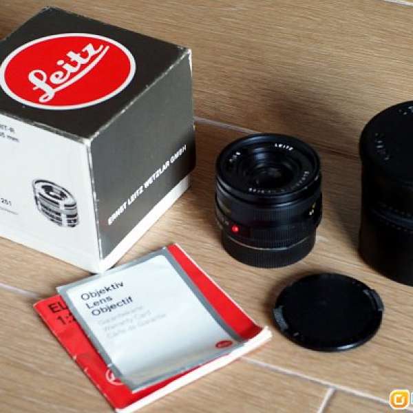 罕有極新全齊 Leica  ELMARIT-R 35mm f2.8 E55 R-Cam 11251