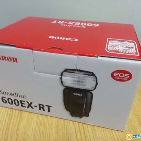CANON 600EX-RT閃燈(全新行貨未開)