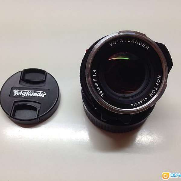 Voigtlander Nokton 35mm F1.4 90% new MC