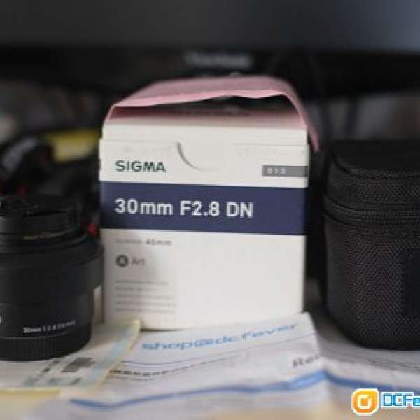 Sigma 30mm F2.8 art (for E-Mount)