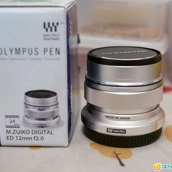 Olympus M.ZUIKO DIGITAL ED 12mm f/2.0 (Made in Japan 版)