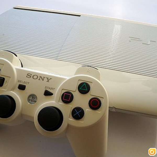 PS3 super slim 白色 500gb 連三隻game
