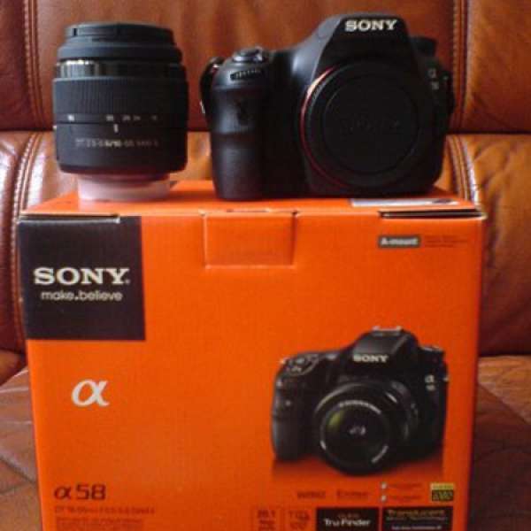 sony SLT A58 kit lens 18-55mm// sony lens 55-300mm F4.5-5.6 sam