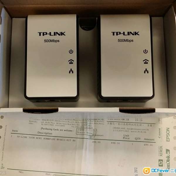 TP-Link AV500 Mini 500M home plug 組合