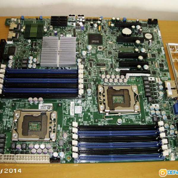 高階難求8核16線程 X58 雙路底板 SUPERMICRO X8DT6 連2 X E5520  連24G ECC RAM