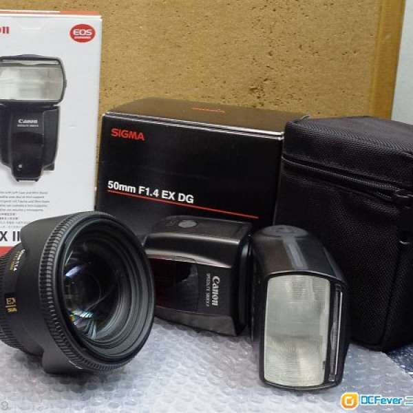 Sigma 50mm f1.4 EX DG ,Canon Speedlite 580EX II