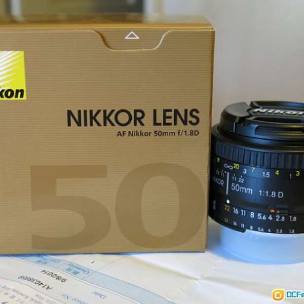 Nikon 50mm 1.8D 行貨 有保