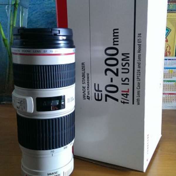 NEW Canon EF 70-200mm f/4.0 L IS USM (2014年3月買）