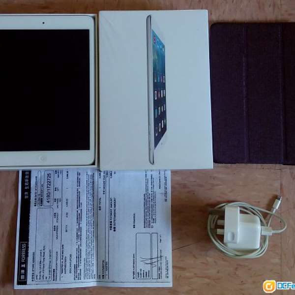 apple ipad mini 2 renita 白色 16gb wifi 還有保養, 新淨