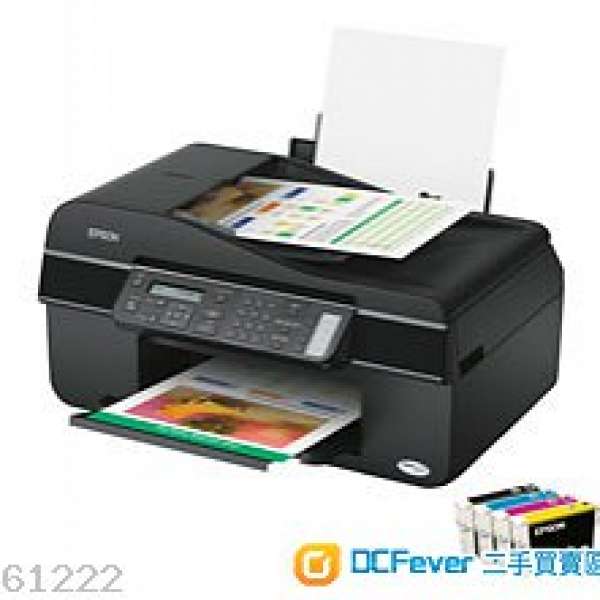 Epson TX300F (列印/影印/掃描/傳真) 已加無限次填充墨盒