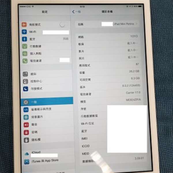 Apple iPad Mini 2 Retina 32G 銀白 Wifi + Cellular LTE 行貨有保養
