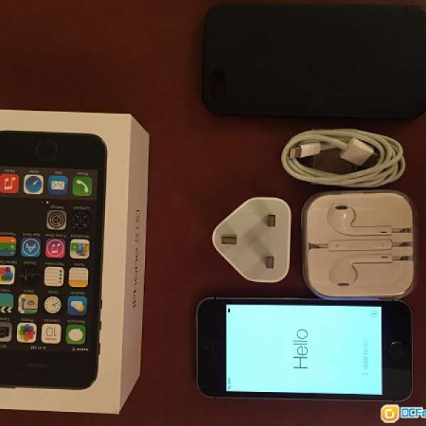 iPhone 5s 16GB 太空灰 + iPhone case