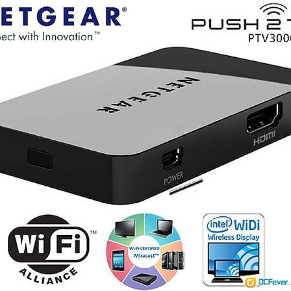Netgear PTV3000 Wireless Display Adapter Miracast