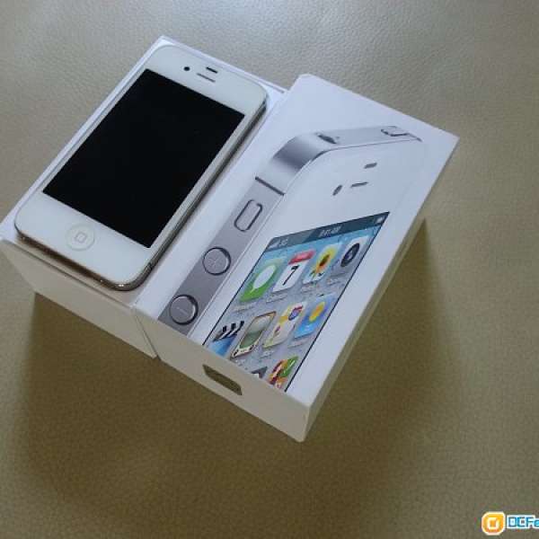 over 90% new iphone 4s, white, 16g, ios 7