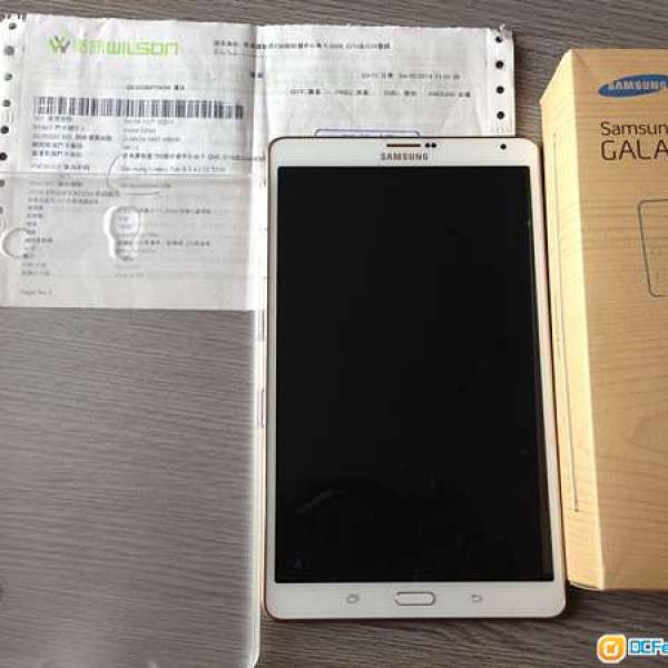 三星Samsung Tab S 8.4 LTE 4G 白色機