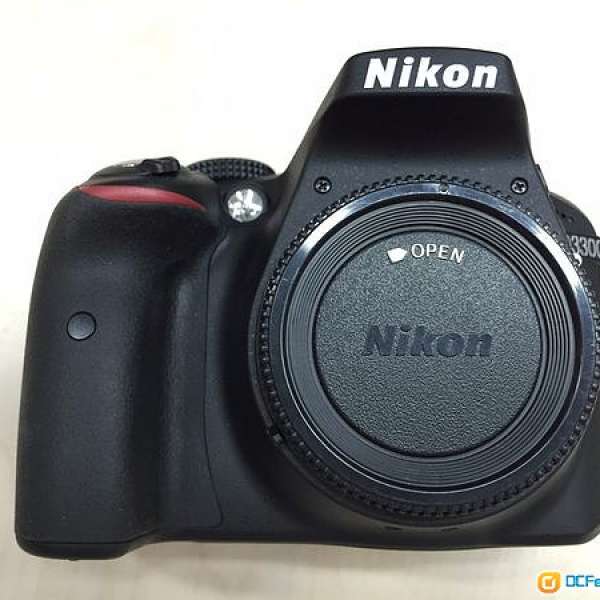 Nikon D3300 單鏡反光相機（黑色）＋ NIKON 18-55 3.5-5.6 G II 鏡頭套裝