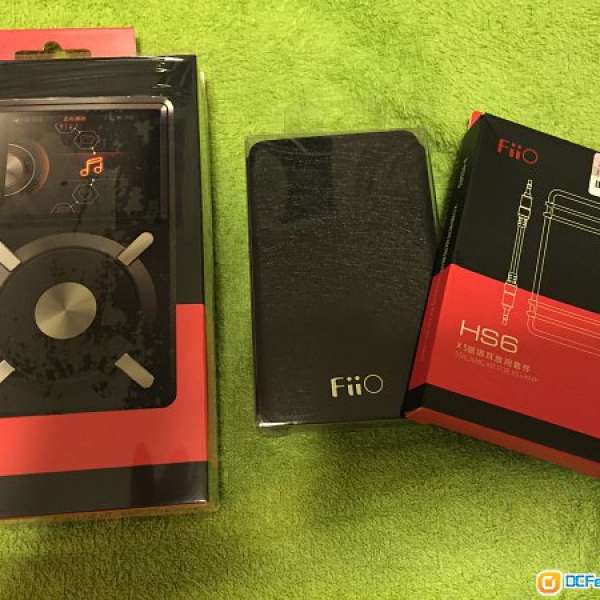 FIIO X5 Music Player and E12 AMP 機套連綑綁套裝