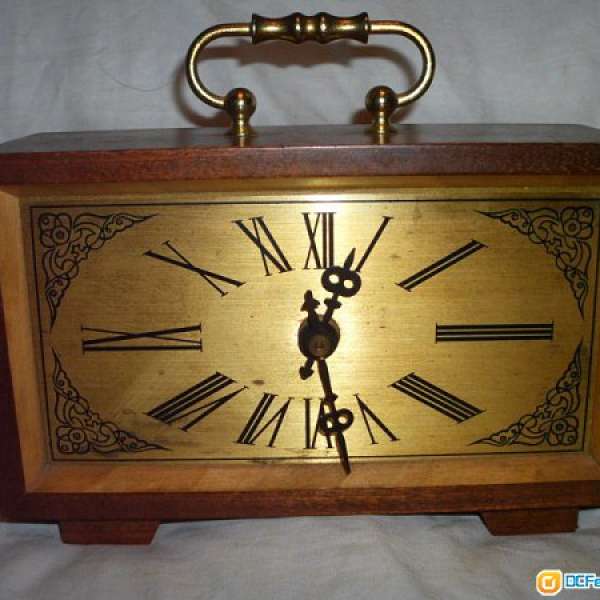 歐洲 古董座鐘 西德製 上鏈 1950年左右
