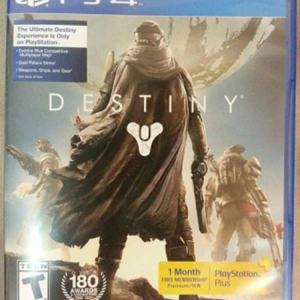 PS4 Destiny with code + one month PSN Plus