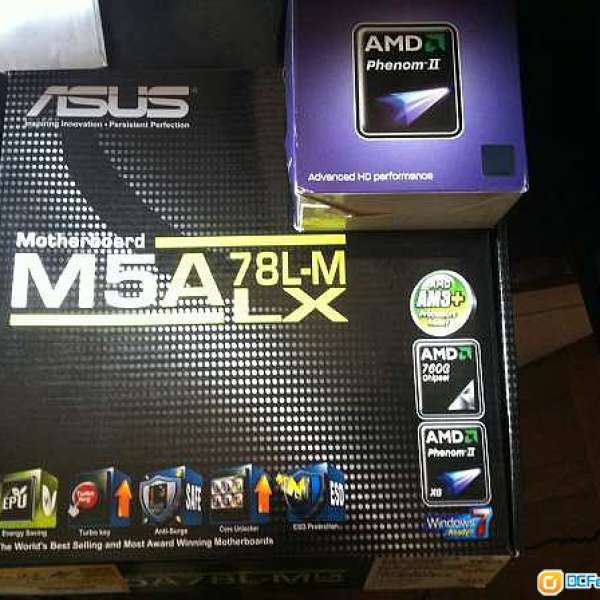 AMD 945 Phenom II x4 CPU + Asus M5A78ML MB