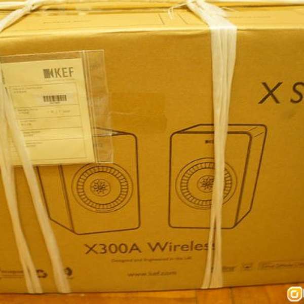 全新KEF X300A wireless speaker (白色) 原價$7980, 無線接駁iphone