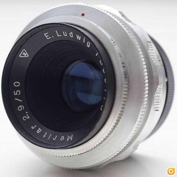 德制白銀老鏡 E. Ludwig Meritar 50mm f2.9 (EXA) 成像細緻 強橫解像力 (合全幅無反)