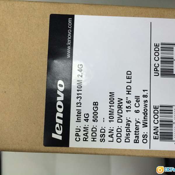 全新行貨一年保  未開封 Lenovo G500