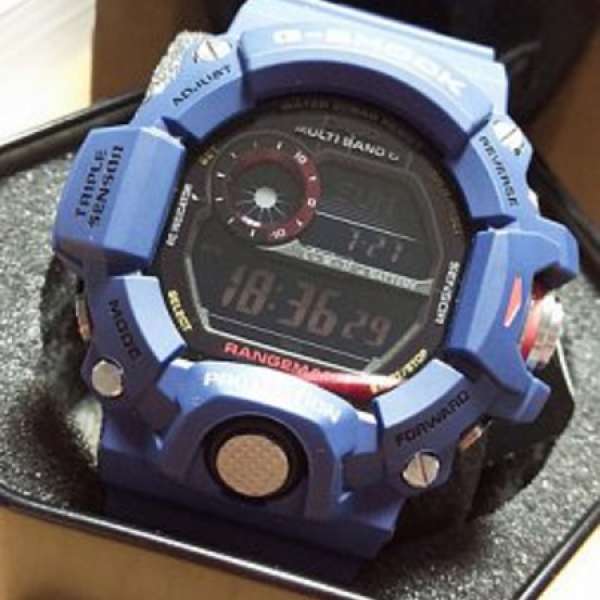 G-Shock Rangeman GW-9400-2DR 藍貓, 99% New, 100% Work