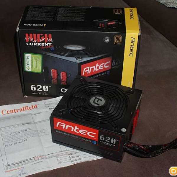 Antec HCG-620M 620W 火牛 仲有4年多保用.盒全齊