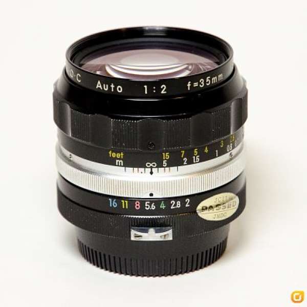 Nikon Nikkor-O.C auto 35mm f2.0     極新靚大光圈廣角鏡
