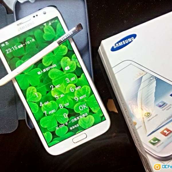 Samsung Note 2 LTE 16G white 99% new
