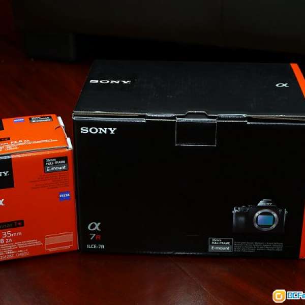 100%新 Sony a7R + Sony FE 35mm f2.8 / A7R + SEL35F28Z
