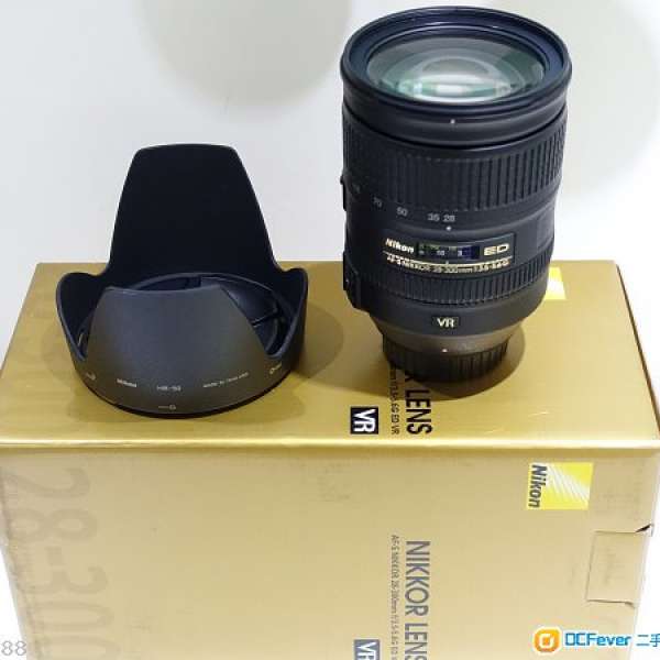 Nikon AF-S NIKKOR 28-300mm F3.5-5.6 G ED VR-99% New