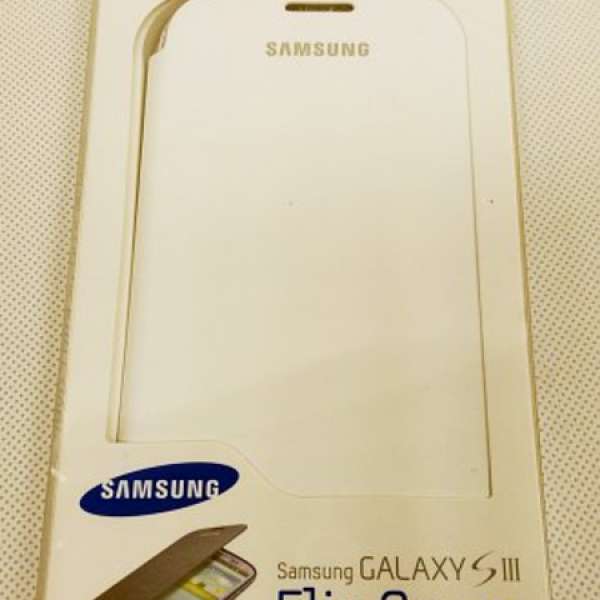 全新 100% New 原裝 Samsung Galaxy S3 Flip Cover 白色 White