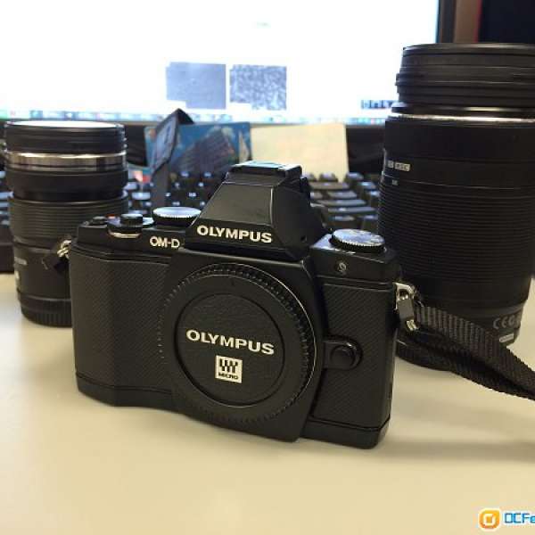 OMD em5 kit set and Olympus 75-300mm f4.8 - 6.7 ll