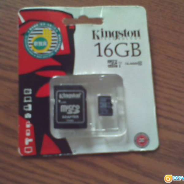 98% new Kingstion 16G Micro SDHC card class 10 with invoice