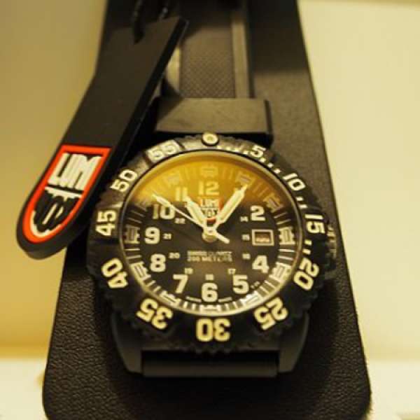 LUMINOX Navy Seals Colormark Mens Watch 3051 Rubber + Nylon Strap