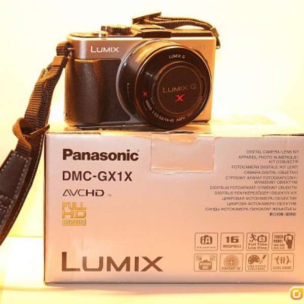 Panasonic Lumix GX1(銀色)+原裝皮套+8G SD卡