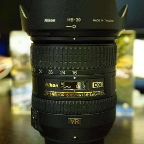 Nikon AF-S DX 16-85mm f3.5-5.6 G ED VR