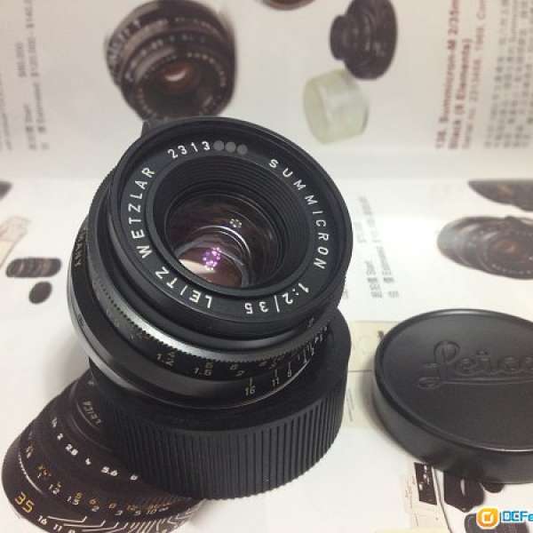 收藏級 最後期 黑八妹 Leica Summicron 35/2