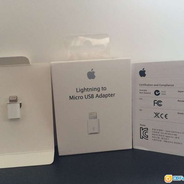 原裝 iPhone 6 / 6 plus iOS 8.1 Lightning to Micro USB 轉換頭 包六個月保養（不...